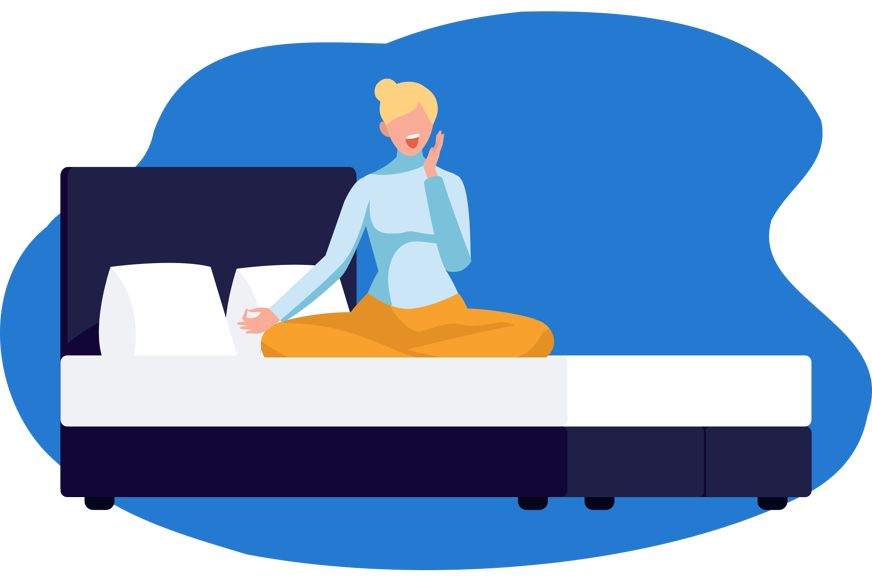Slaapmeditatie kan ook prima zonder digitale schermen worden uitgevoerd